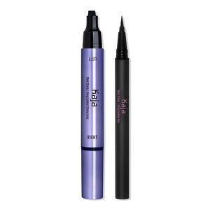 Kaja Wink Stamp Long – Wing Eyeliner Pen & Stamp Duo Black - Long Wing